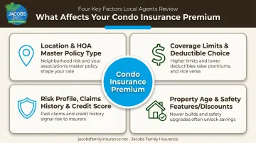 Four key factors affecting New Mexico condo insurance premium costs