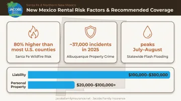New Mexico rental risk factors and recommended renters insurance coverage minimums