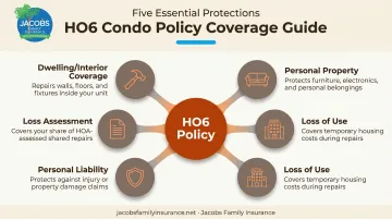 Five types of HO6 condo fire insurance coverage breakdown