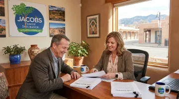 Jacobs Family Insurance Allstate agency team assisting Santa Fe condo owner