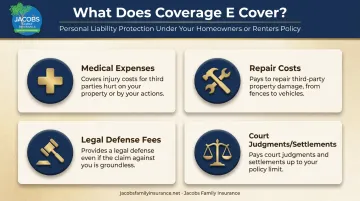 Four costs Coverage E pays medical legal repair judgments