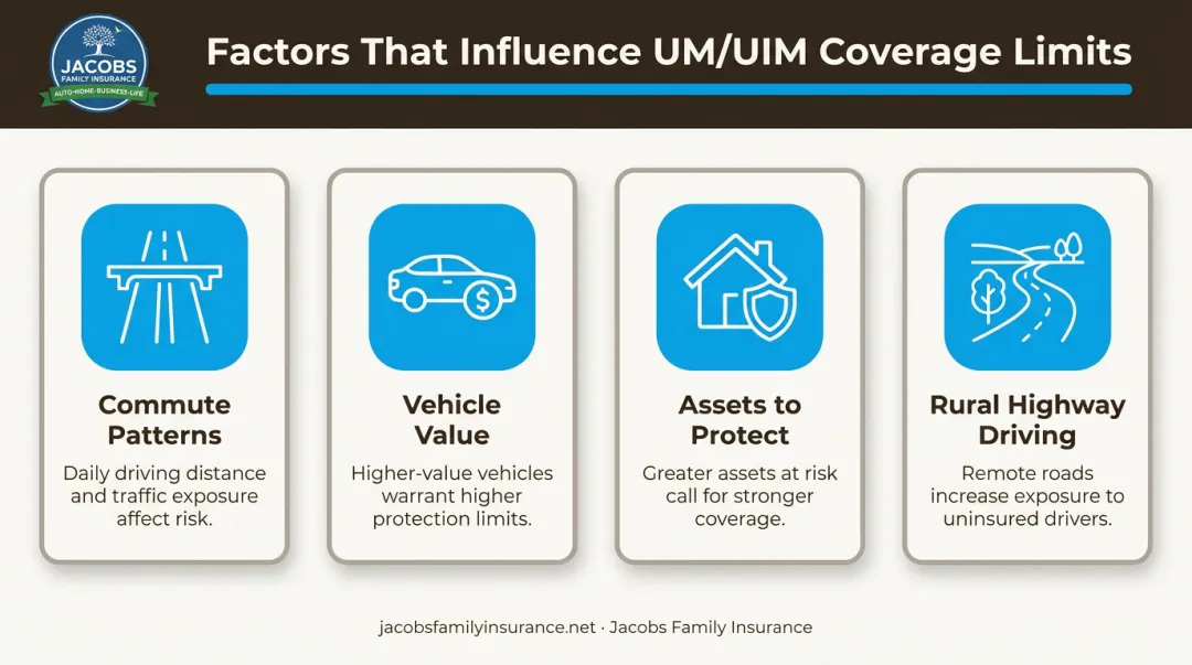 Four key factors for choosing UM/UIM coverage limits in New Mexico