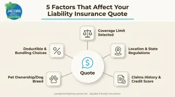Five key factors that influence renters liability insurance quote pricing