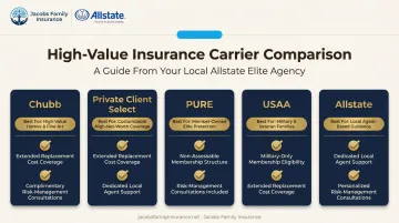 Top 5 high-value home insurance companies 2026 comparison chart