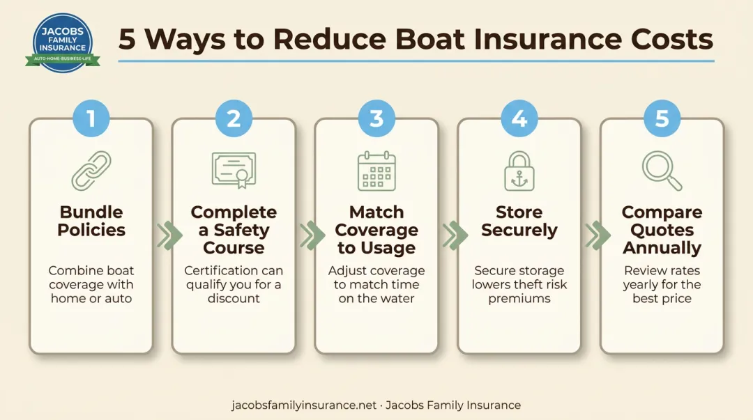 5-step process to lower boat insurance premiums and annual costs