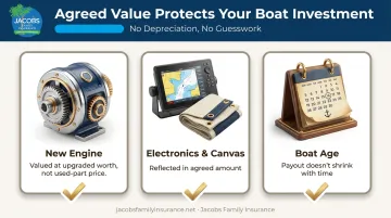Agreed Value insurance protection for boat upgrades and recent investments