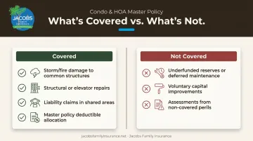Loss assessment coverage comparison of covered versus excluded scenarios