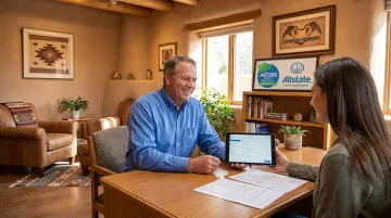 Local Jacobs Family Insurance agent assisting a renter with coverage options