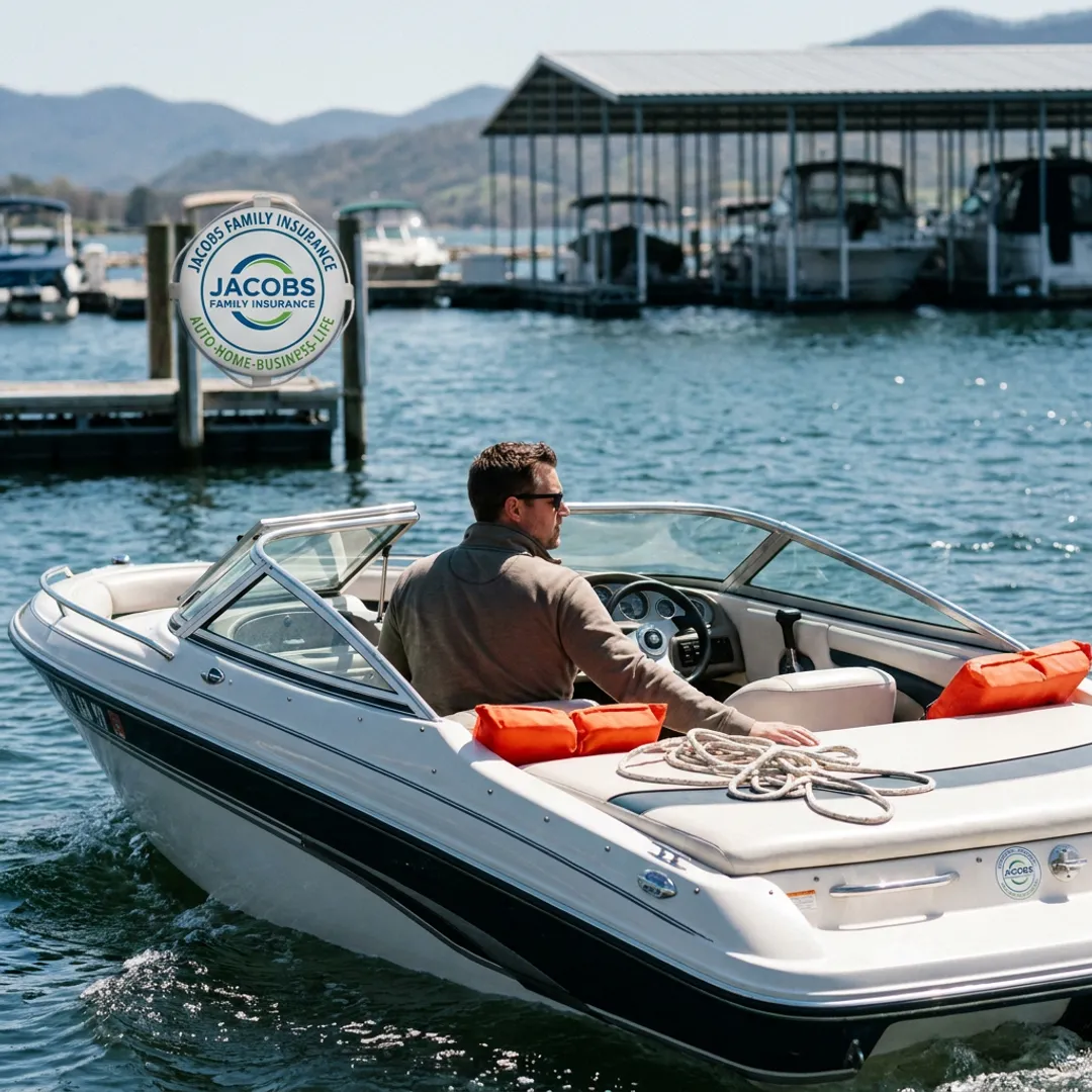 High performance boat on open water