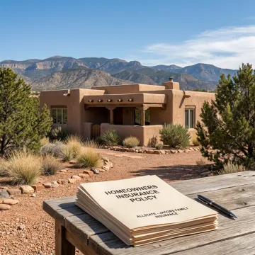 New Mexico home protected by homeowners insurance