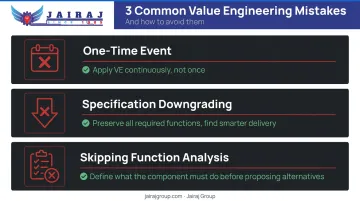 Three common value engineering mistakes manufacturers make and how to avoid them