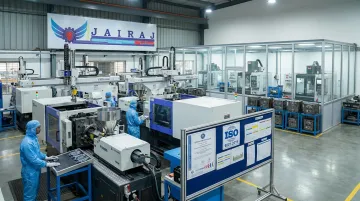 Jairaj Group precision injection moulding facility producing defence-grade polymer components