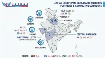 Jairaj Group six manufacturing facilities map across India automotive corridors