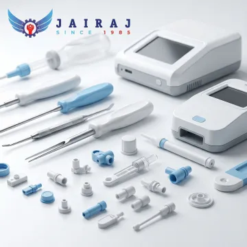 Medical grade injection molding components and biocompatible plastic parts