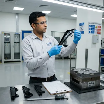 Automotive plastic component quality inspection