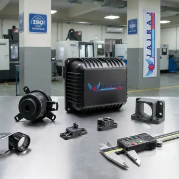 Heat-resistant plastic components in a manufacturing facility