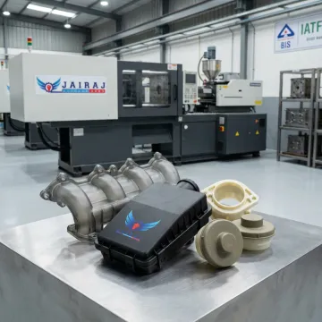 Lightweight plastic powertrain components for hybrid vehicles