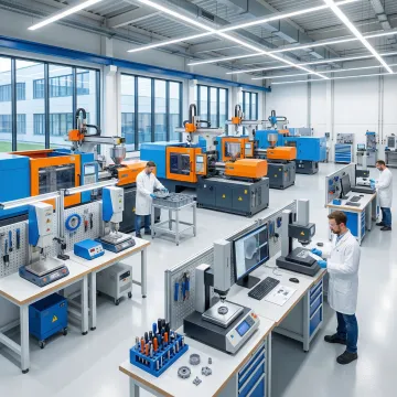 Advanced plastic fusion fabrication equipment producing precision polymer components