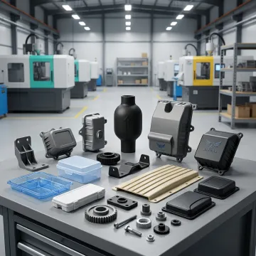 Plastic moulding components for multiple industries