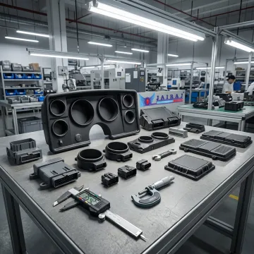 Precision plastic housings for EV DC-DC converters
