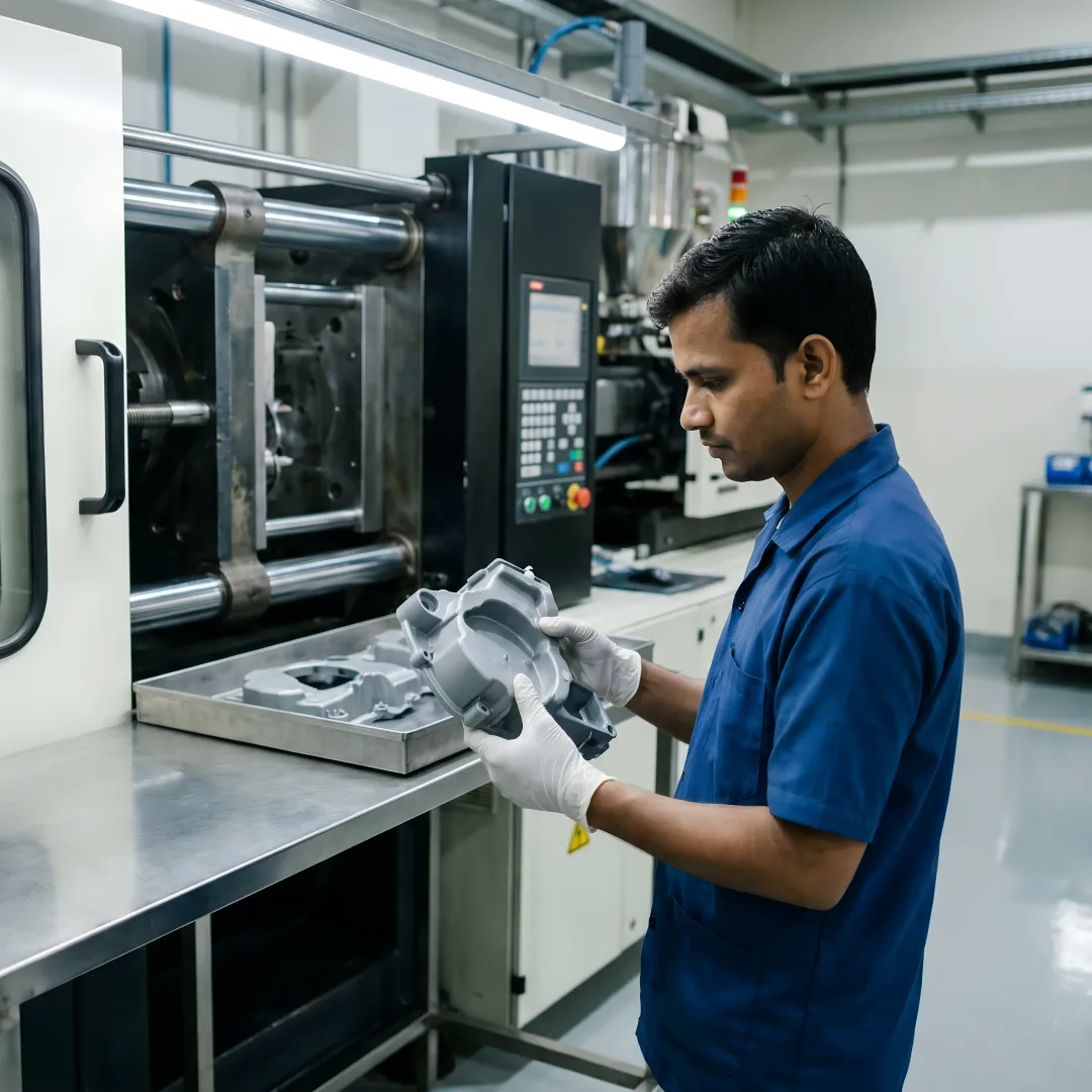 Precision plastic fusion fabrication process showing advanced polymer component manufacturing
