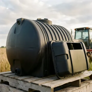 Durable plastic agricultural components in field testing environment