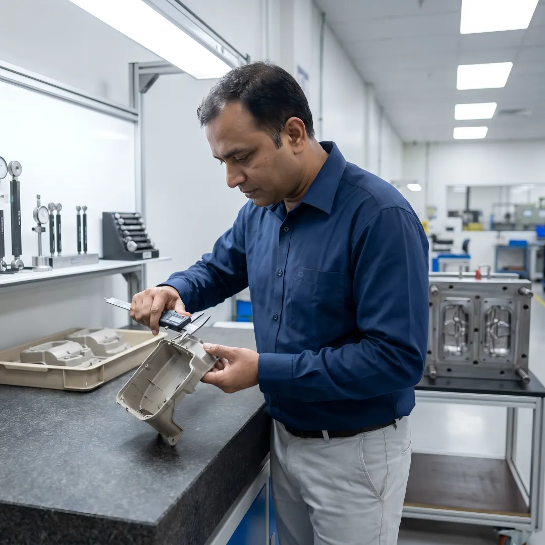 Automotive plastic component quality inspection