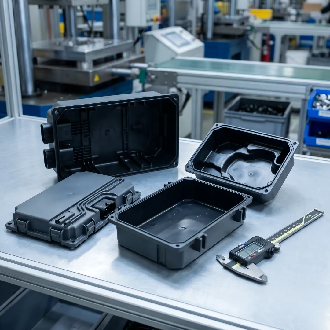 DC-DC Converter Plastic Housing Manufacturer – Precision Enclosures for EVs