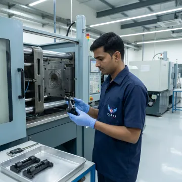 Precision plastic components being manufactured for railway applications