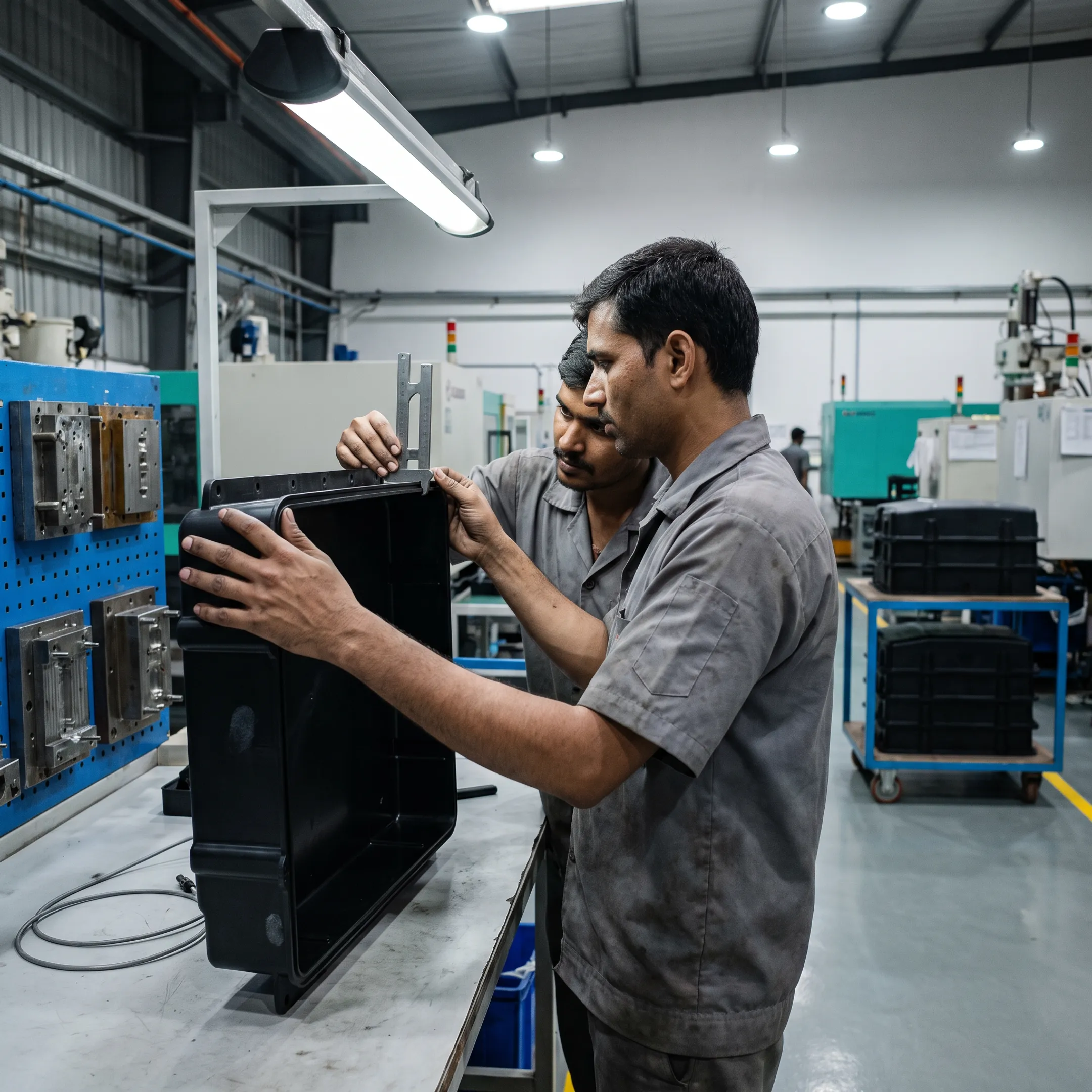 EV battery enclosure manufacturing process