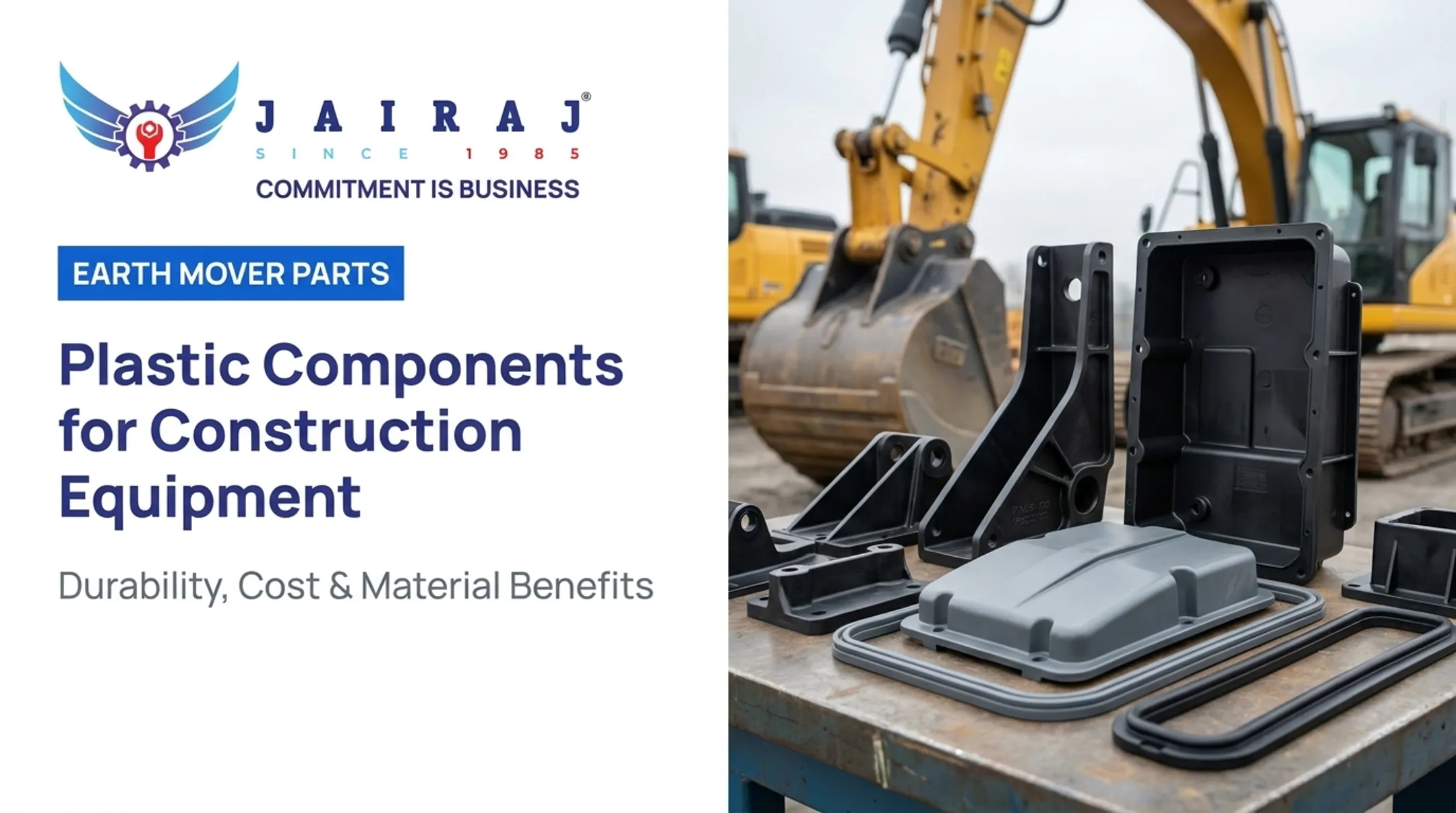 Plastic Components for Construction Equipment: Durability, Cost &amp; Material Benefits