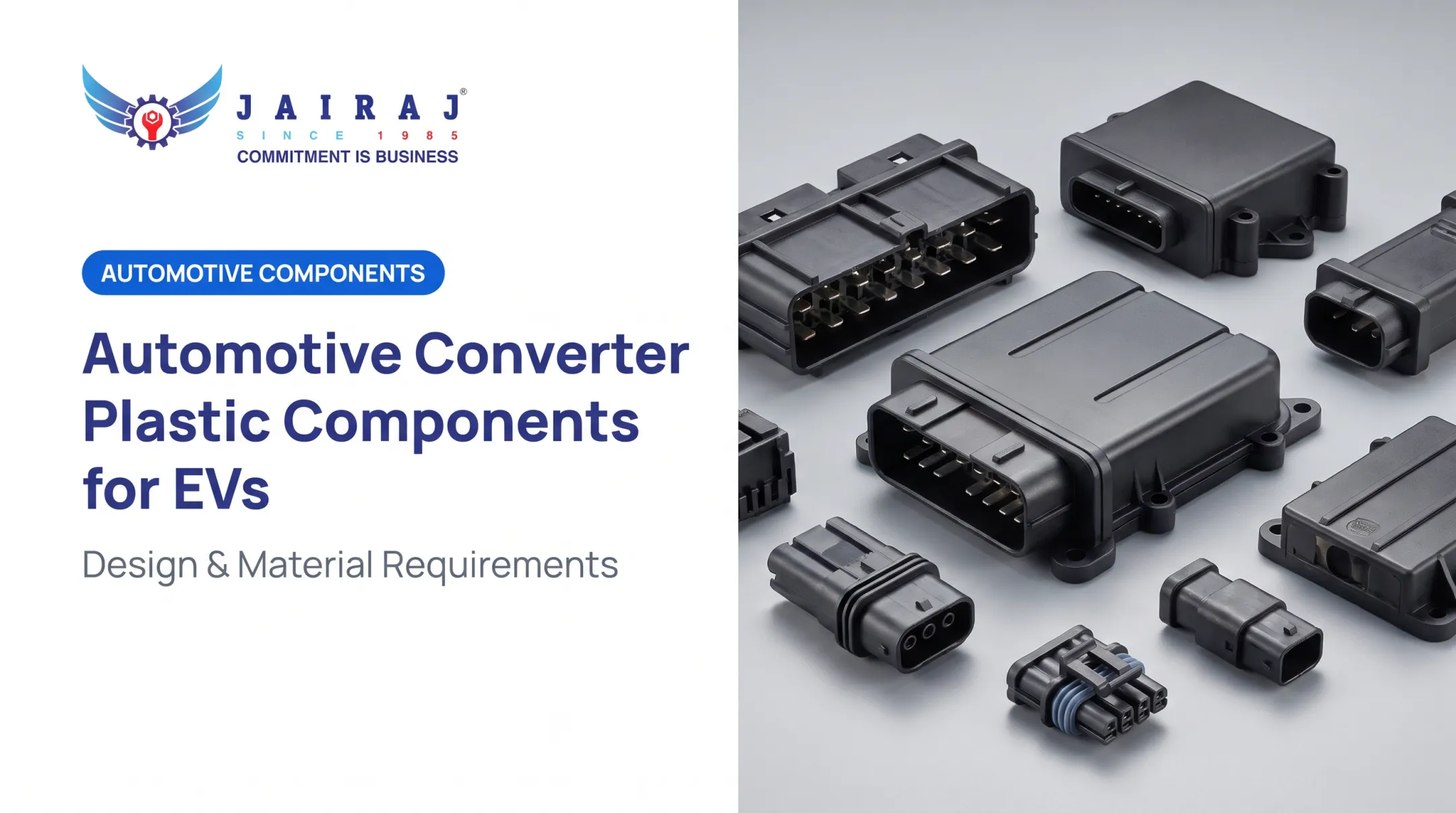 Automotive Converter Plastic Components for EVs: Design & Material Requirements