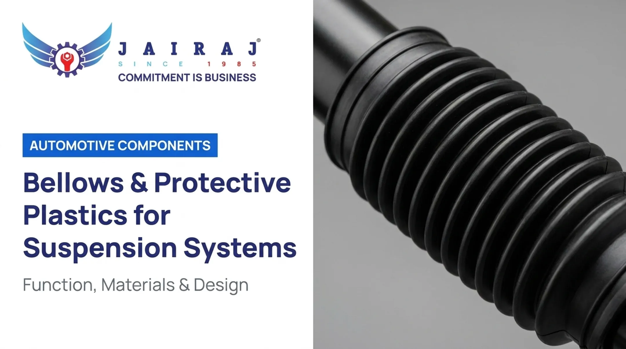 Bellows & Protective Plastics for Suspension Systems: Function, Materials & Design