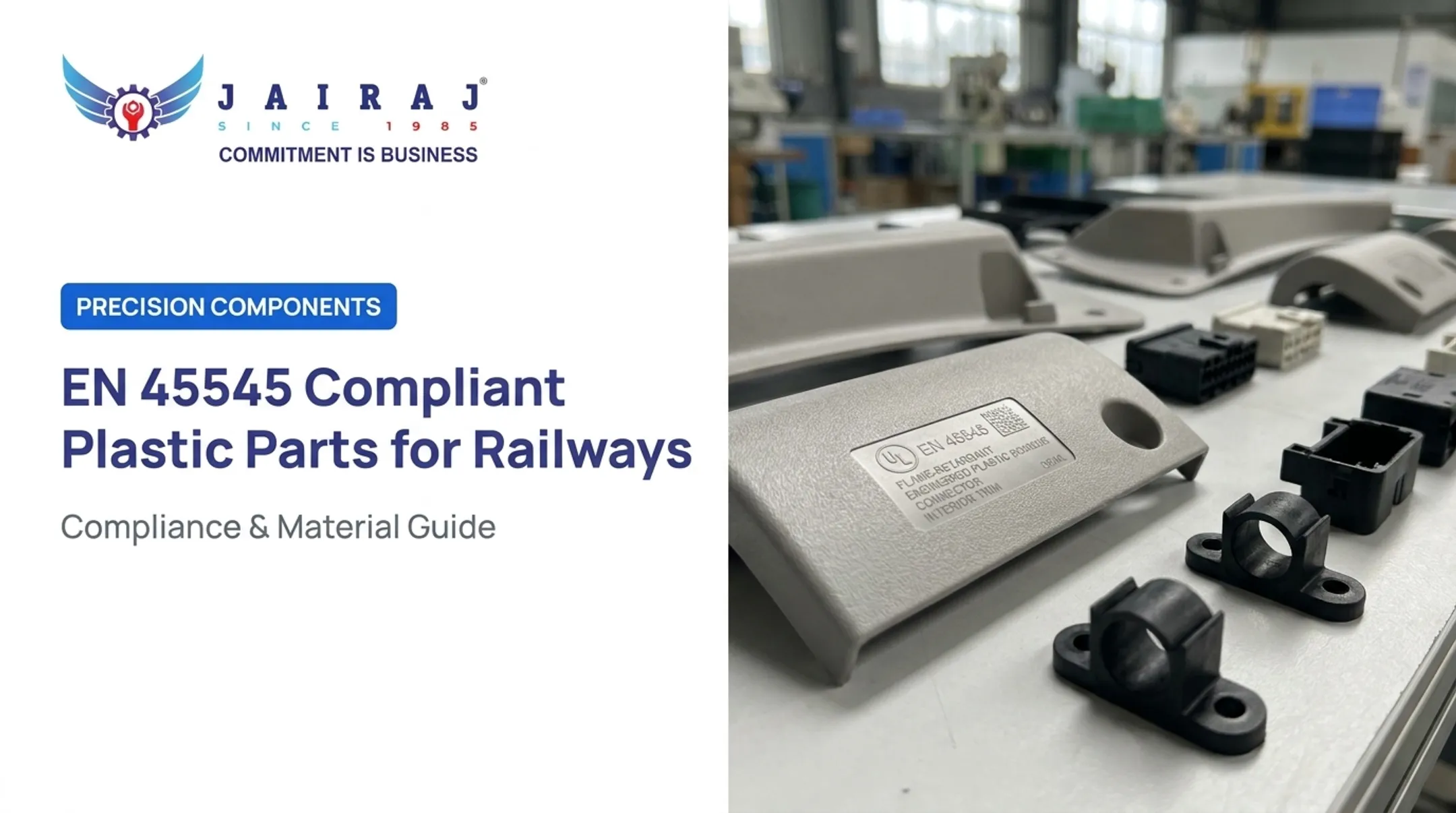 EN 45545 Compliant Plastic Parts for Railways: Compliance &amp; Material Guide