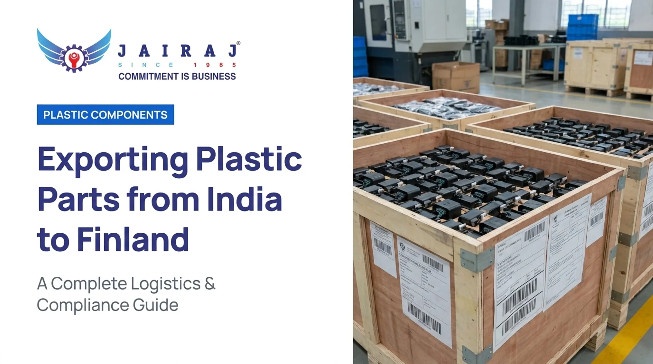 Exporting Plastic Parts from India to Finland: A Complete Logistics &amp; Compliance Guide