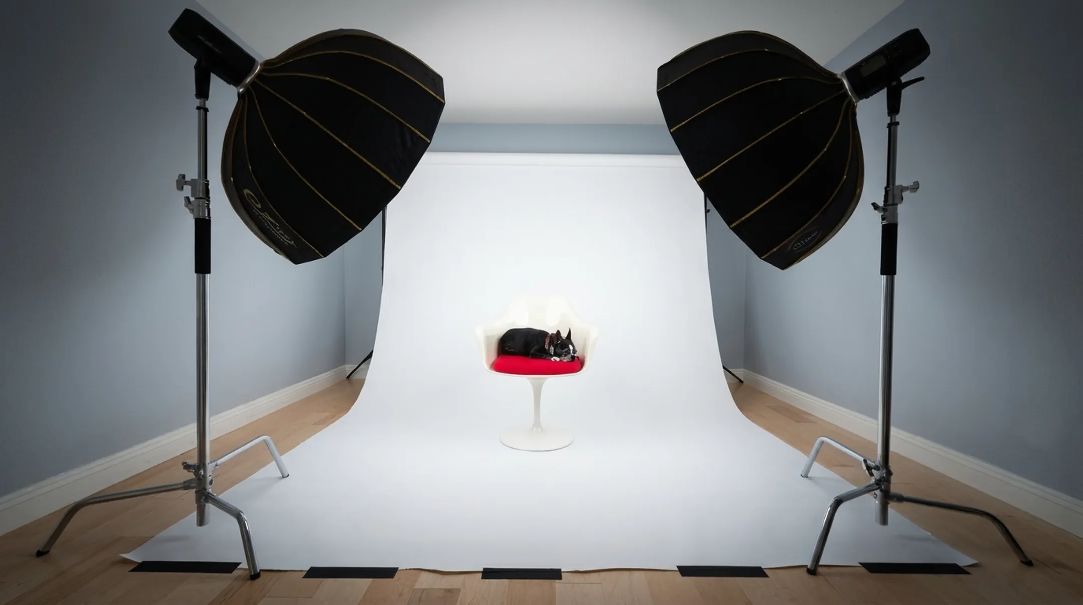 Ship-Shoot-Sell studio product photography setup with retouched ecommerce images