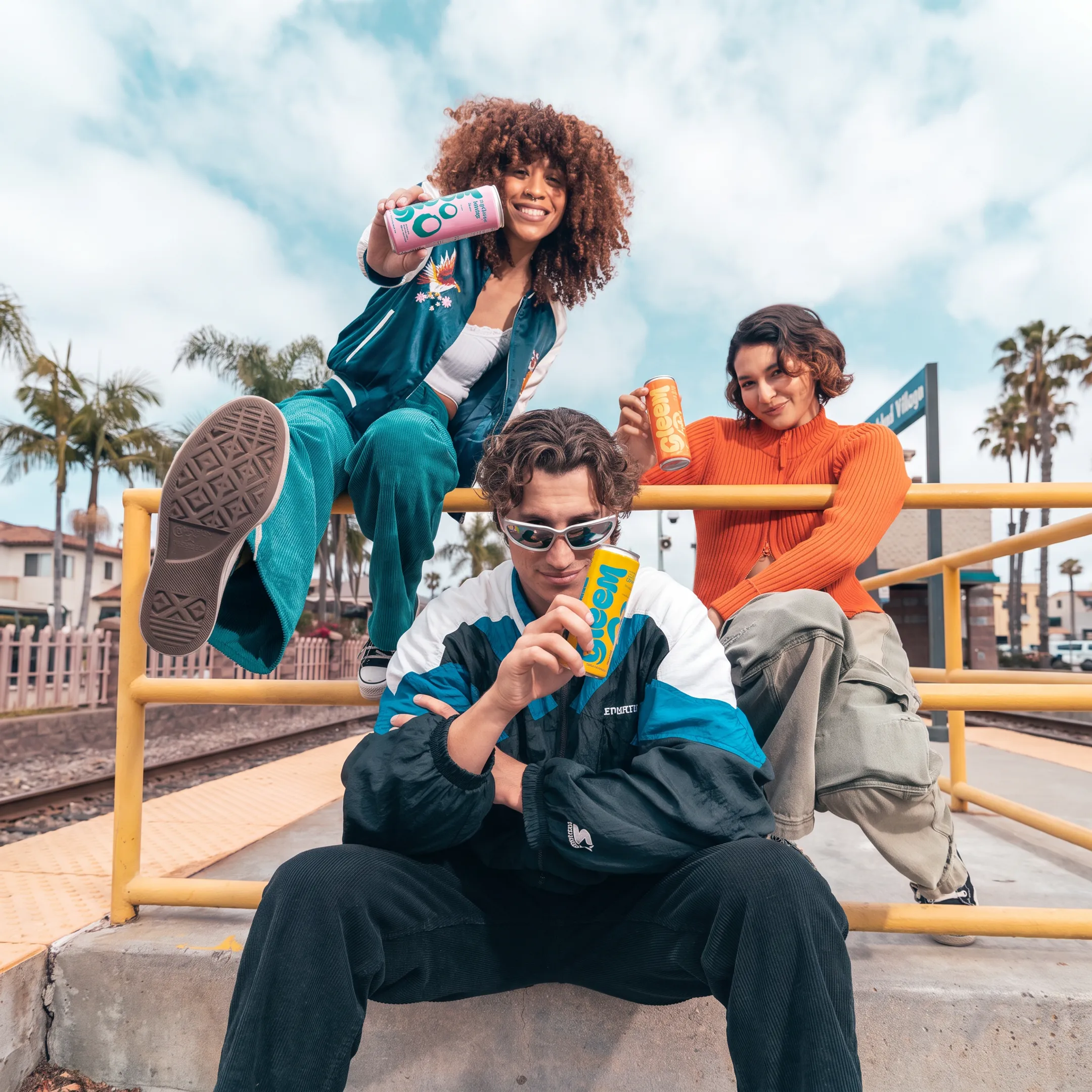 Lifestyle branding campaign showing a product in an authentic active setting