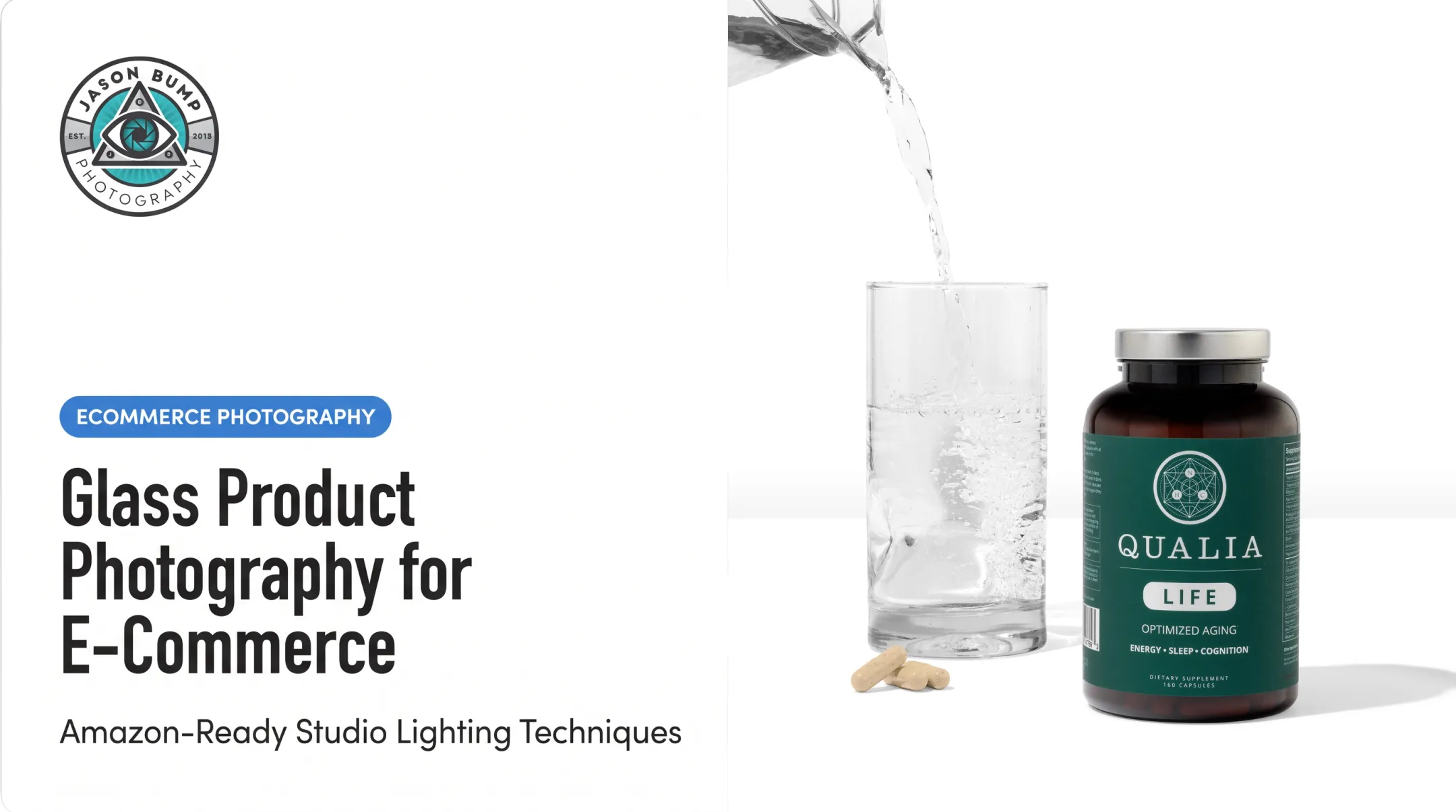 Glass Product Photography for E-Commerce