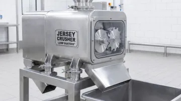 Jersey Crusher Lump Busters pharmaceutical lump breaker with sanitary stainless steel construction