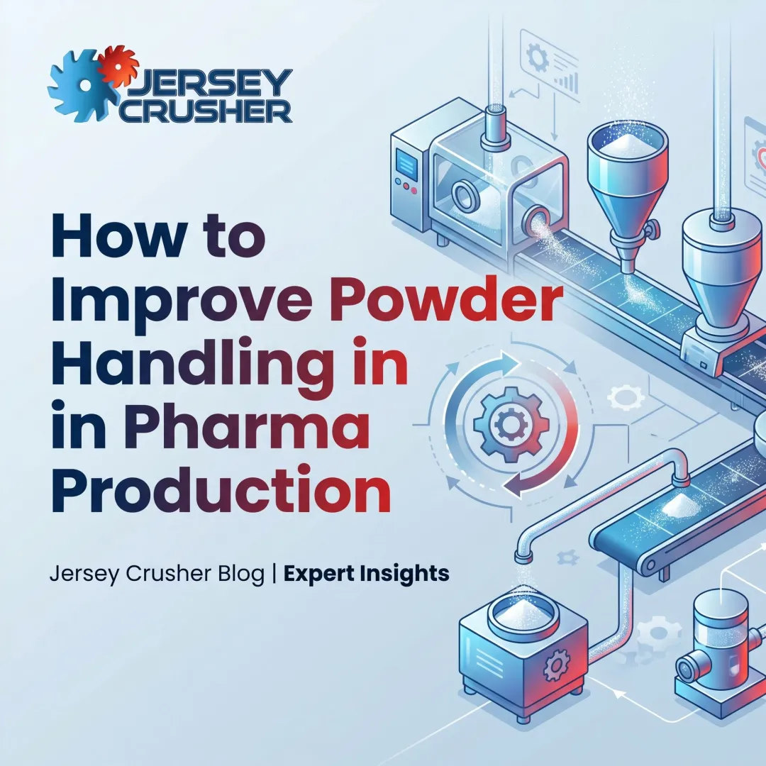 How to Improve Powder Handling in Pharma Production
