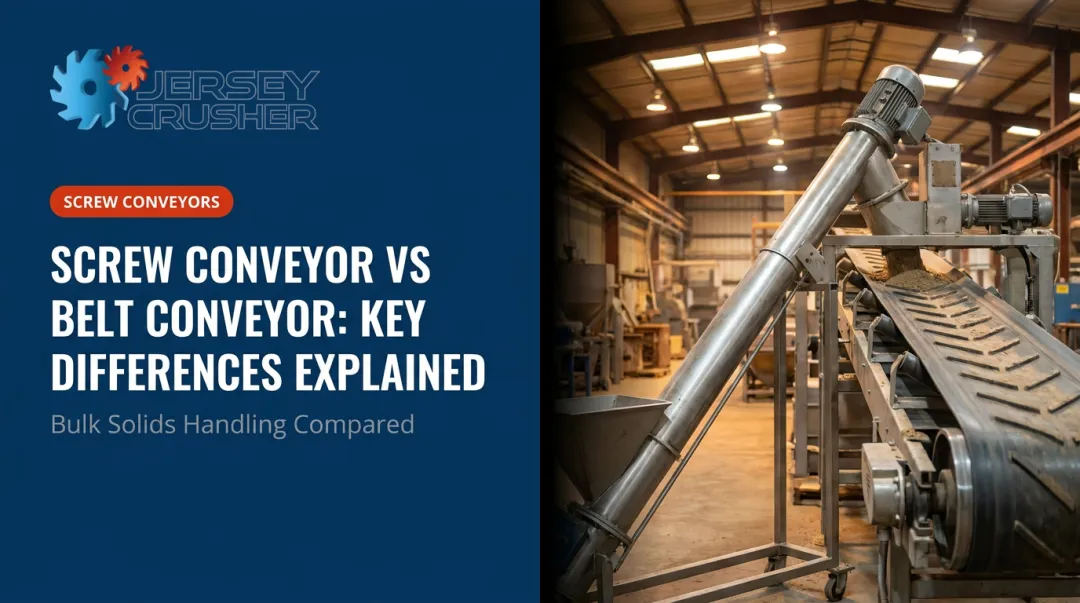 Screw Conveyor vs Belt Conveyor: Key Differences Explained