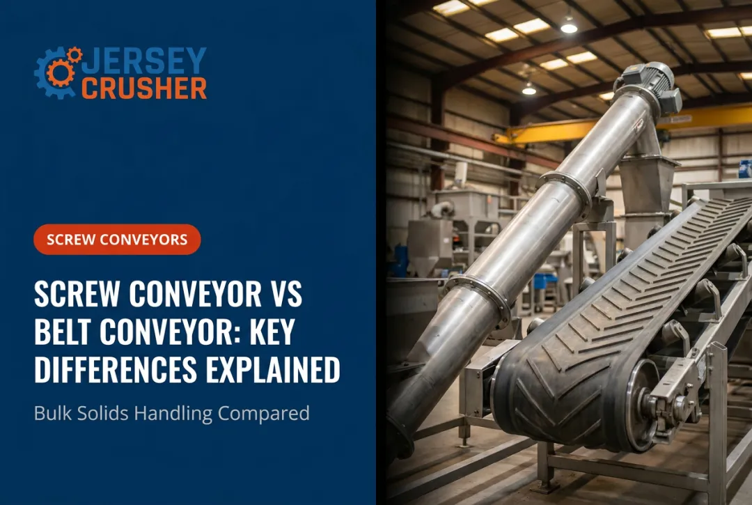 Screw Conveyor vs Belt Conveyor: Key Differences Explained