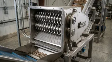 Jersey Crusher Lump Buster lump breaker with integrated size reduction screen system