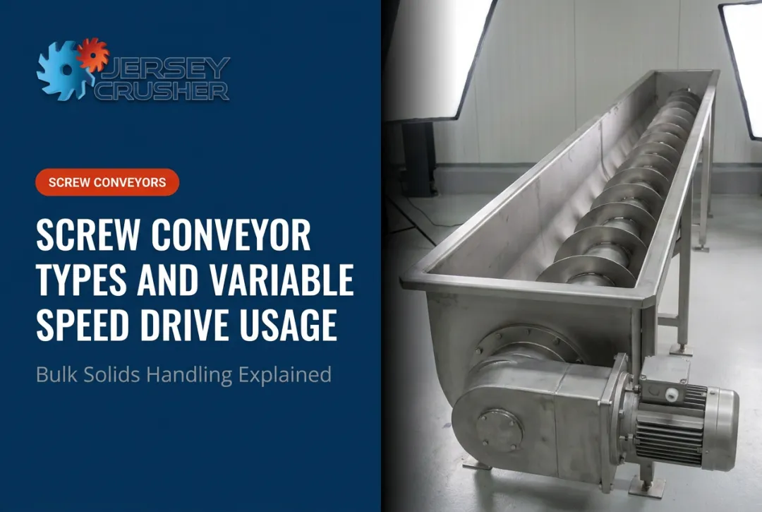 Screw Conveyor Types and Variable Speed Drive Usage