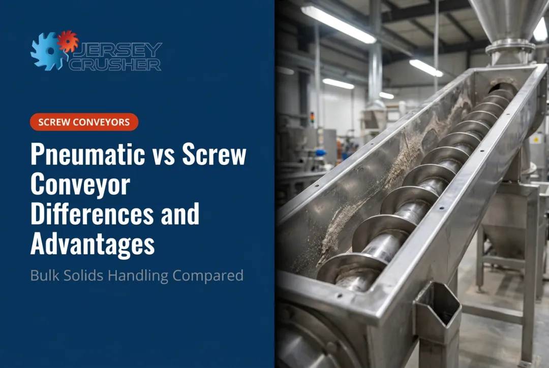 Pneumatic vs Screw Conveyor Differences and Advantages