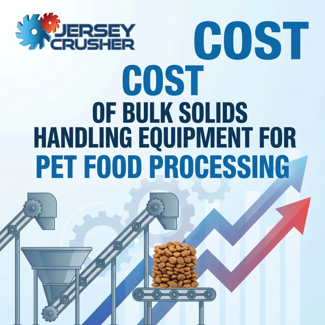 Cost of Bulk Solids Handling Equipment for Pet Food Processing