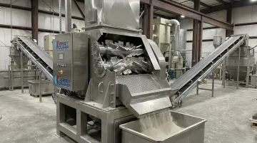 Jersey Crusher Lump Buster dual rotor shear machine with integrated screen system