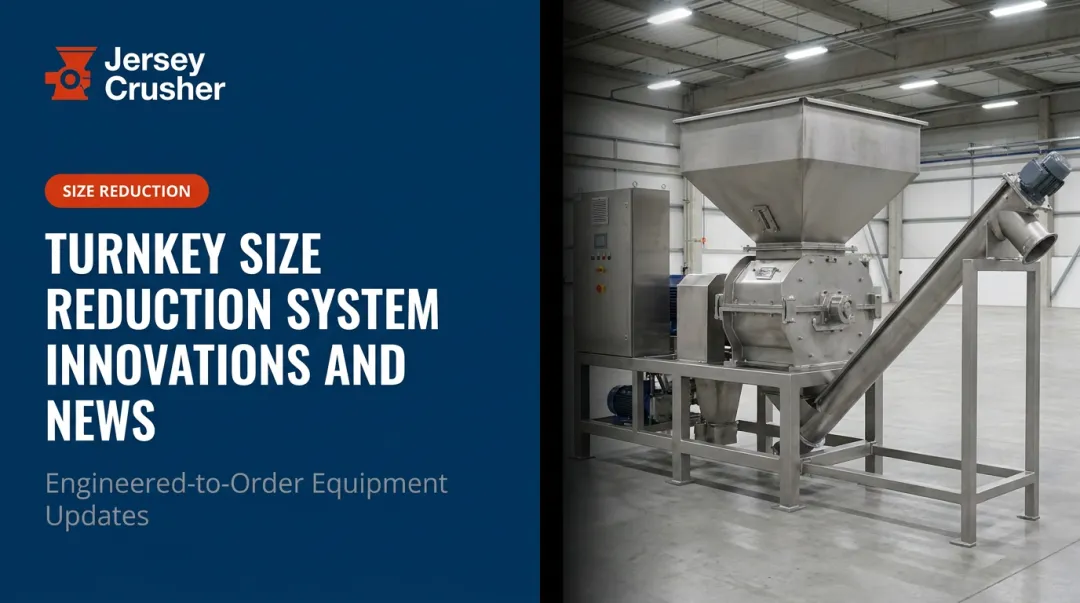 Turnkey Size Reduction System Innovations and News