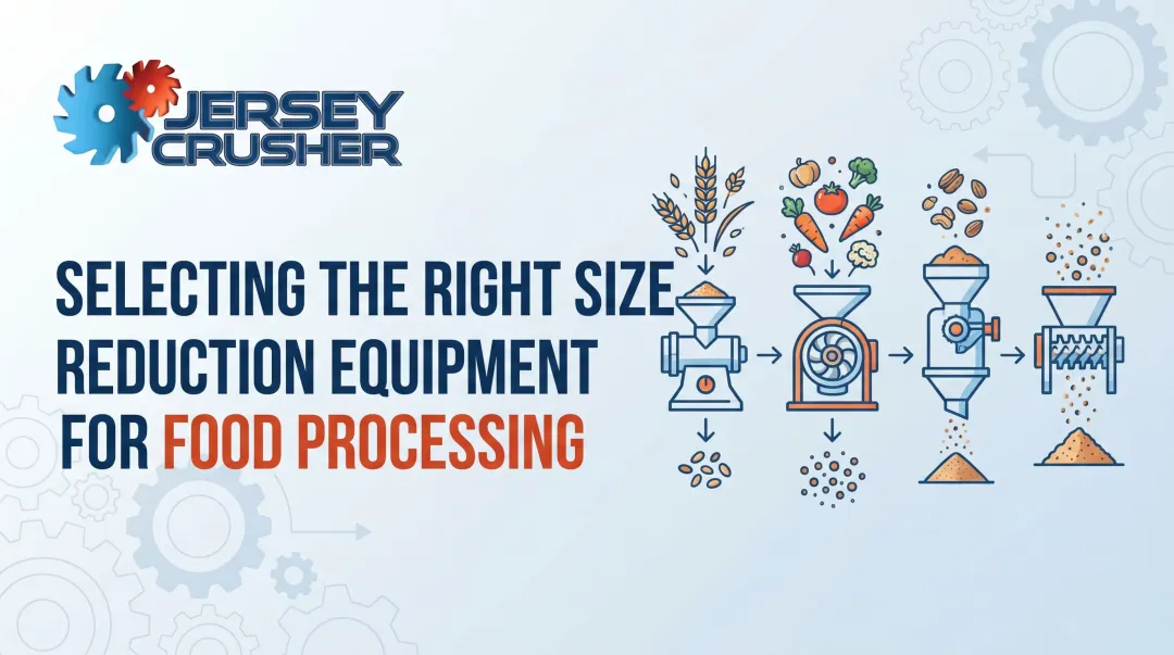 Selecting the Right Size Reduction Equipment for Food Processing