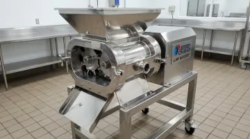 Jersey Crusher Lump Busters machine in 316 stainless steel for nutraceutical processing
